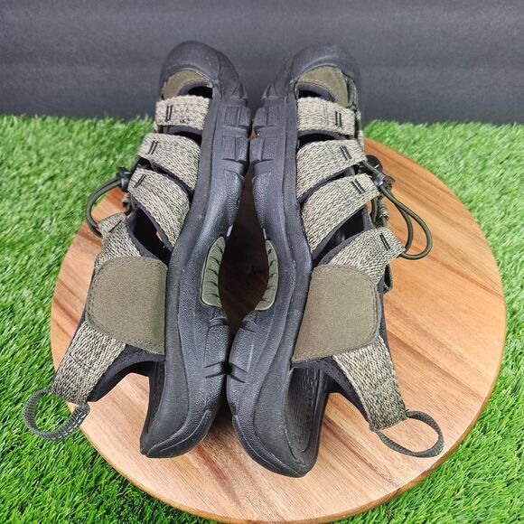 Keen Newport H2 Waterproof Sandal Men’s Size 8.5 Olive Green Black Hiking Shoes